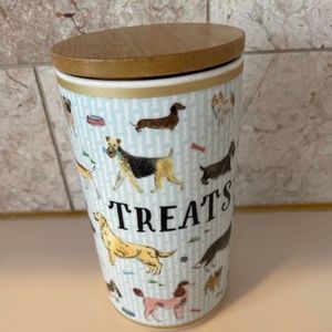 Milly Green Dog Treats Canister